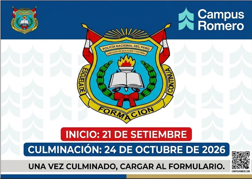 Escuela de Formaci&oacute;n Continua PNP